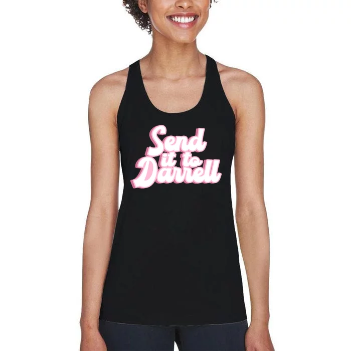 Send It To Darrell Women's Racerback Tank