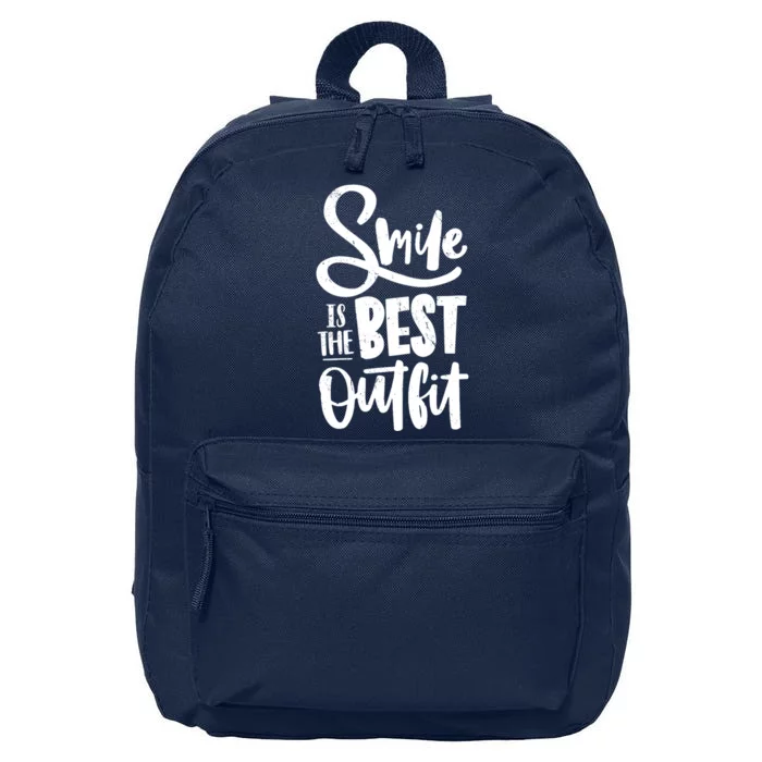 Smile Is The Best Outfit Cute Gift 16 in Basic Backpack