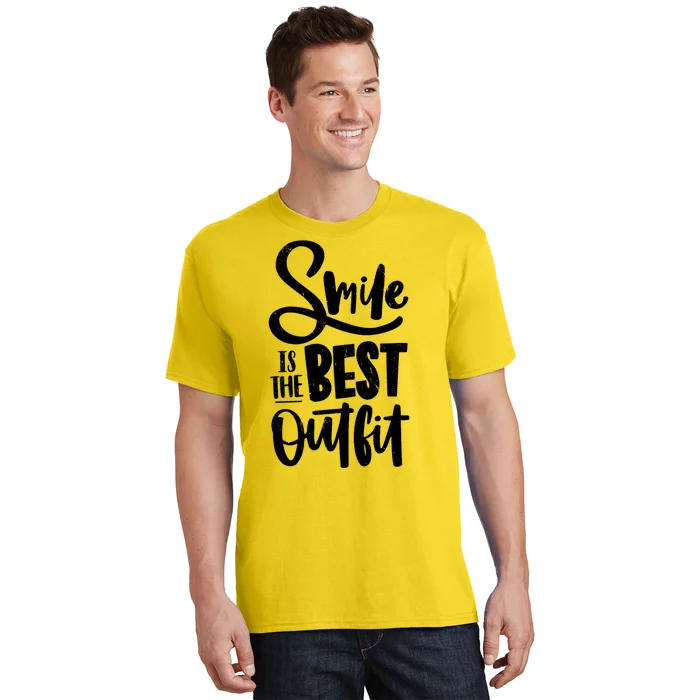 Smile Is The Best Outfit Cute Gift T-Shirt