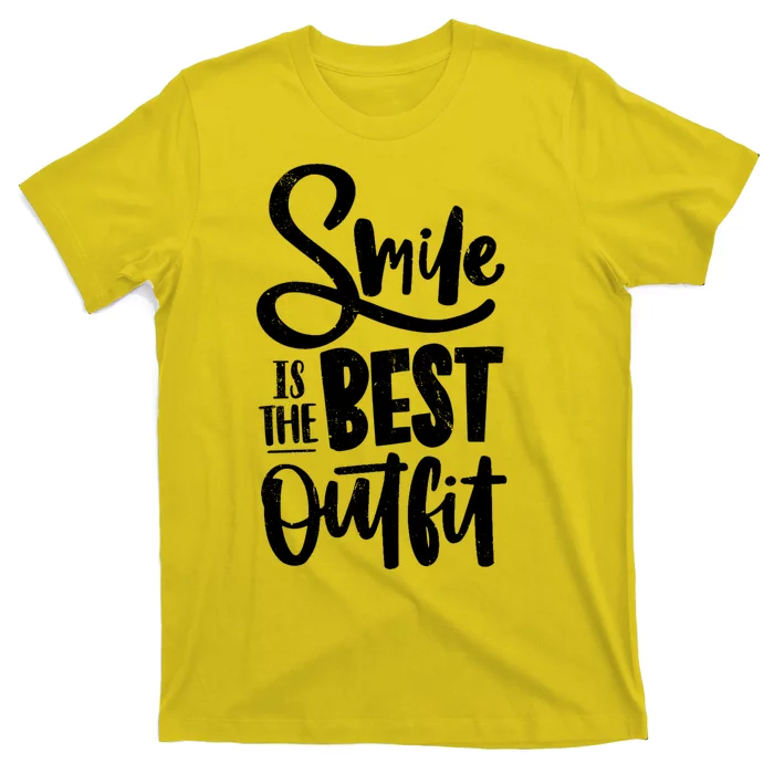 Smile Is The Best Outfit Cute Gift T-Shirt