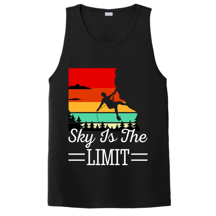 Sky Is The Limited Rock Climbing Performance Tank