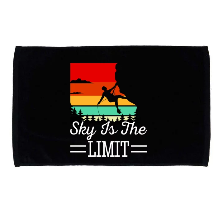 Sky Is The Limited Rock Climbing Microfiber Hand Towel