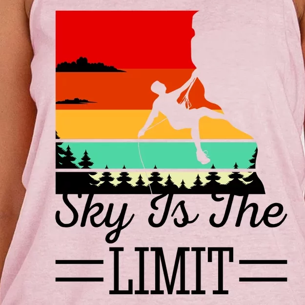 Sky Is The Limited Rock Climbing Women's Knotted Racerback Tank