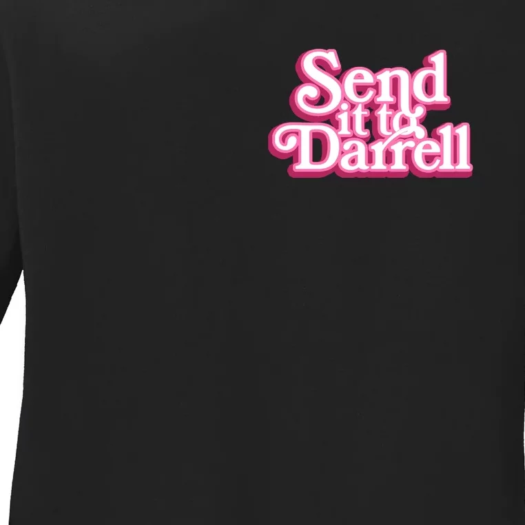 Send It To Darrell Ladies Long Sleeve Shirt