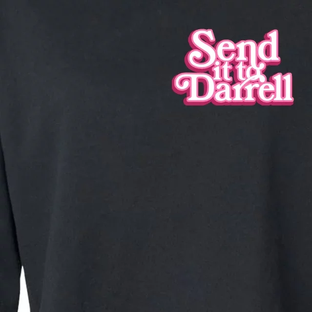 Send It To Darrell Front & Back Cropped Pullover Crew