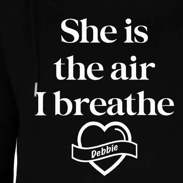 She Is The Air By Yoraytees Womens Funnel Neck Pullover Hood