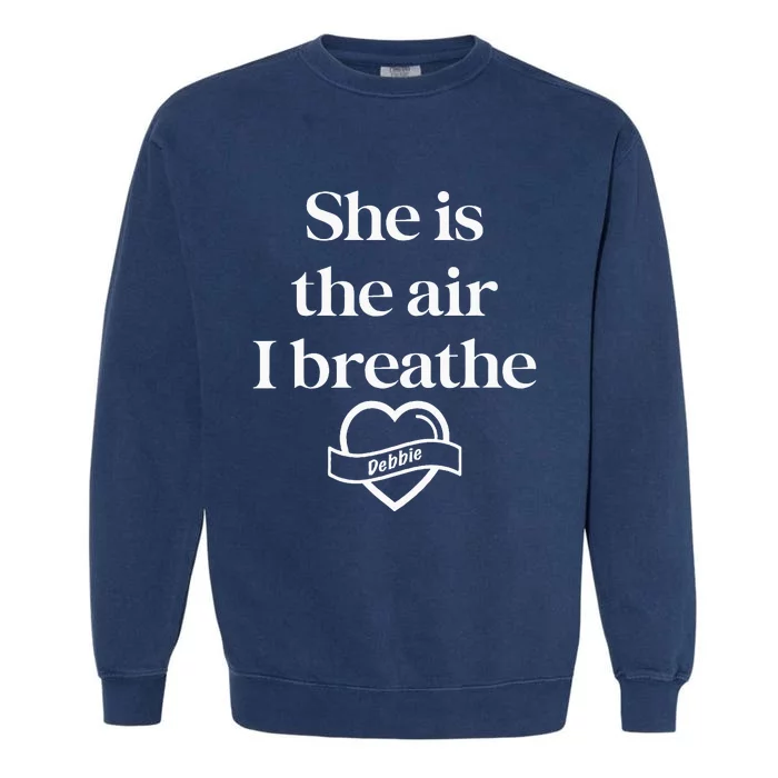 She Is The Air By Yoraytees Garment-Dyed Sweatshirt