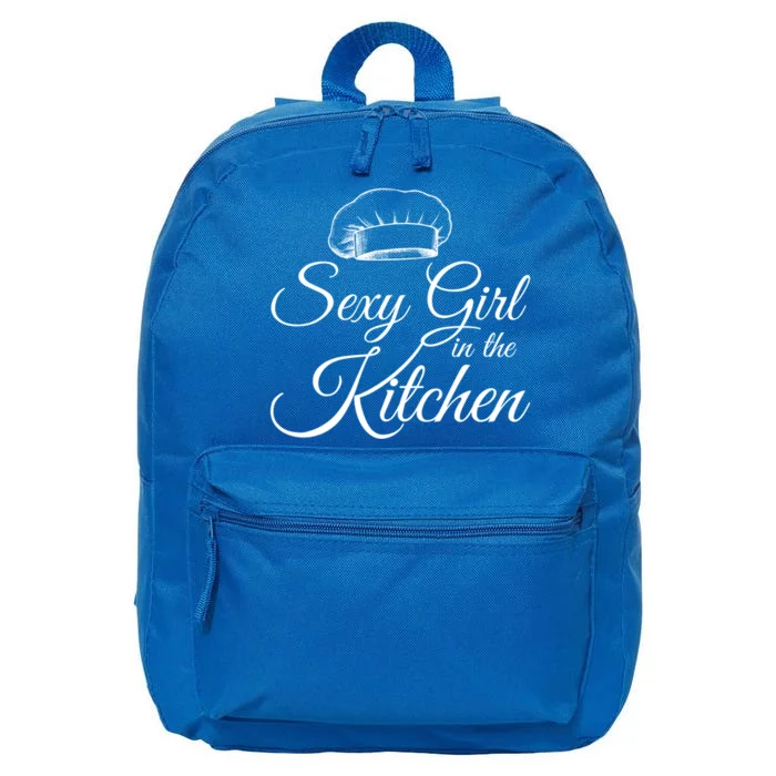 Sexy In The Kitchen Culinary Cooking Kitchen Chefs Hat Gift 16 in Basic Backpack