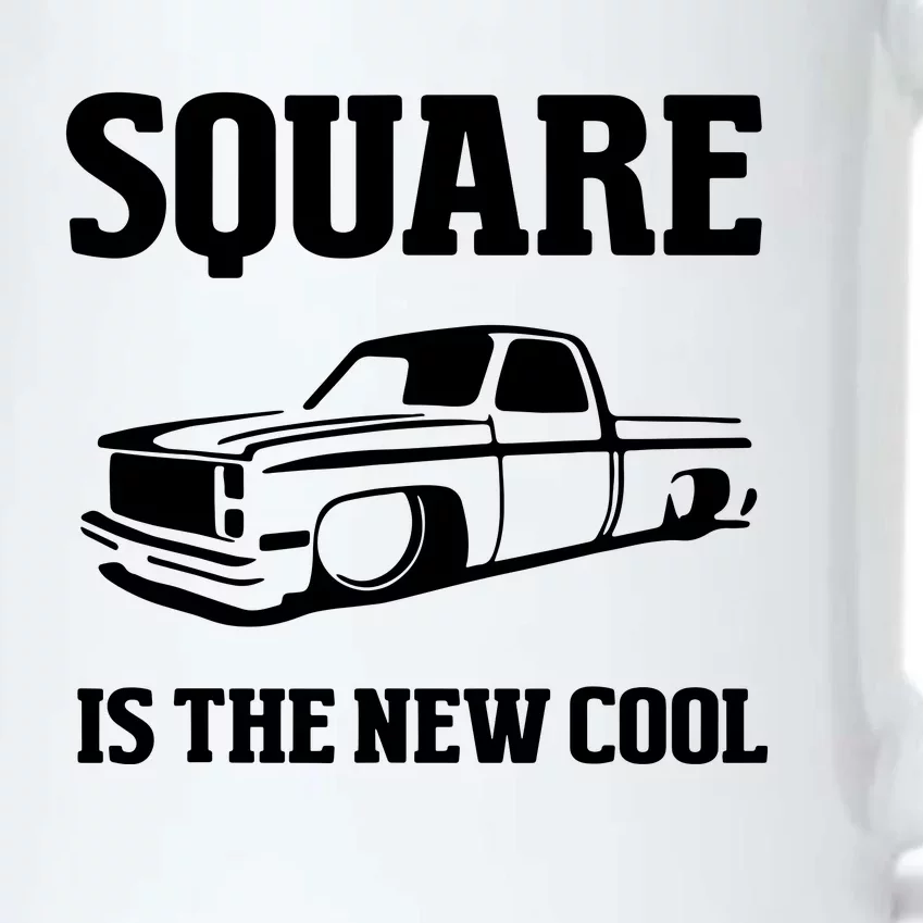 Square Is The New Cool Square Body Black Color Changing Mug