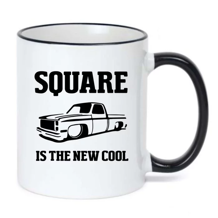 Square Is The New Cool Square Body Black Color Changing Mug