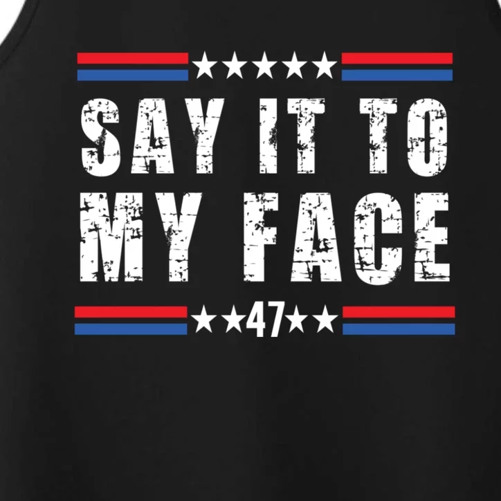 Say It To My Face Performance Tank