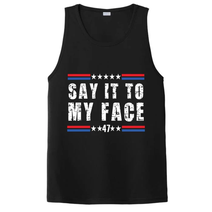 Say It To My Face Performance Tank