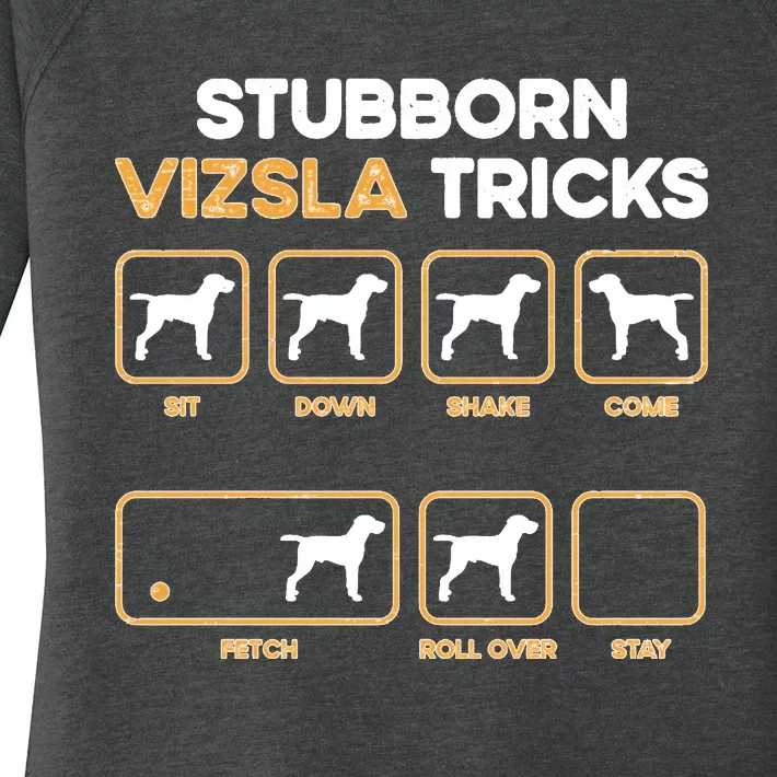 Stubborn Izsla Tricks Dog Lover Izsla Women's Perfect Tri Tunic Long Sleeve Shirt