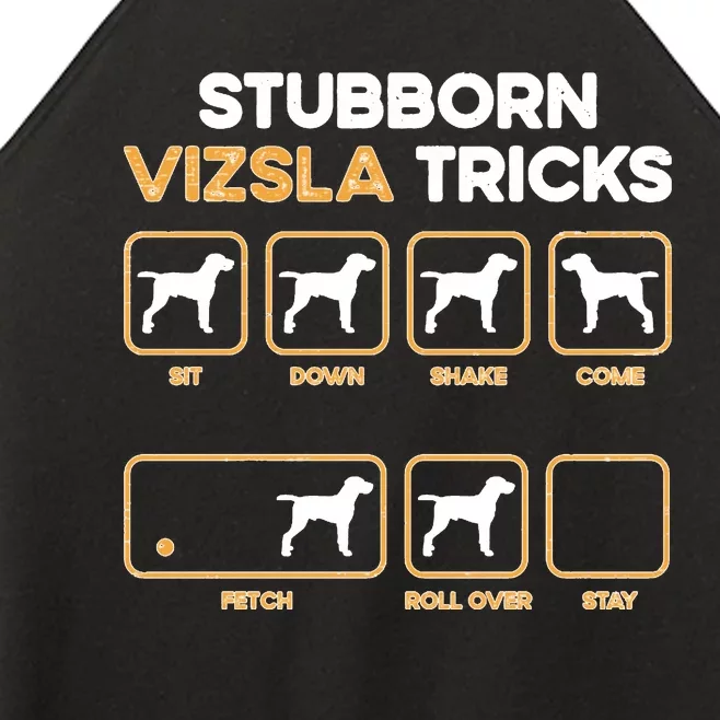 Stubborn Izsla Tricks Dog Lover Izsla Women’s Perfect Tri Rocker Tank