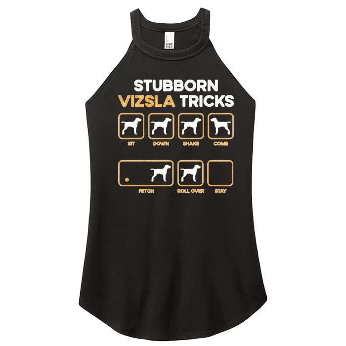 Stubborn Izsla Tricks Dog Lover Izsla Women’s Perfect Tri Rocker Tank