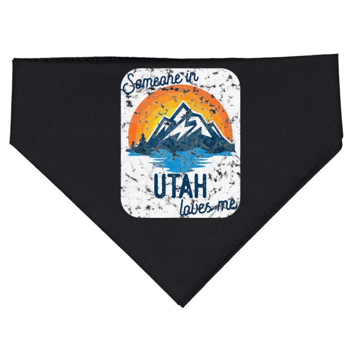 Someone In Utah Loves Me USA-Made Doggie Bandana