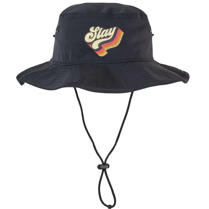 Slay Internet Viral Meme Dank Slang Vintage Style Legacy Cool Fit Booney Bucket Hat