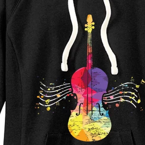 String Instrument Violinist Cello Violin Women's Fleece Hoodie