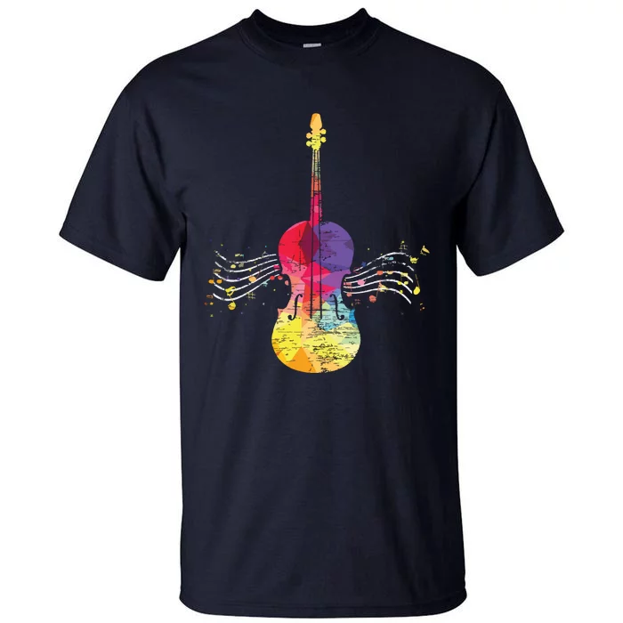 String Instrument Violinist Cello Violin Tall T-Shirt