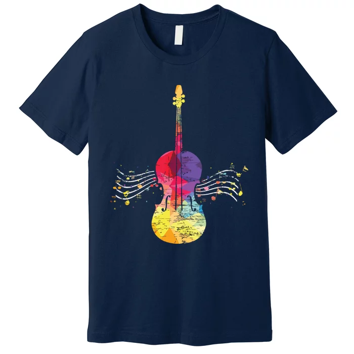 String Instrument Violinist Cello Violin Premium T-Shirt