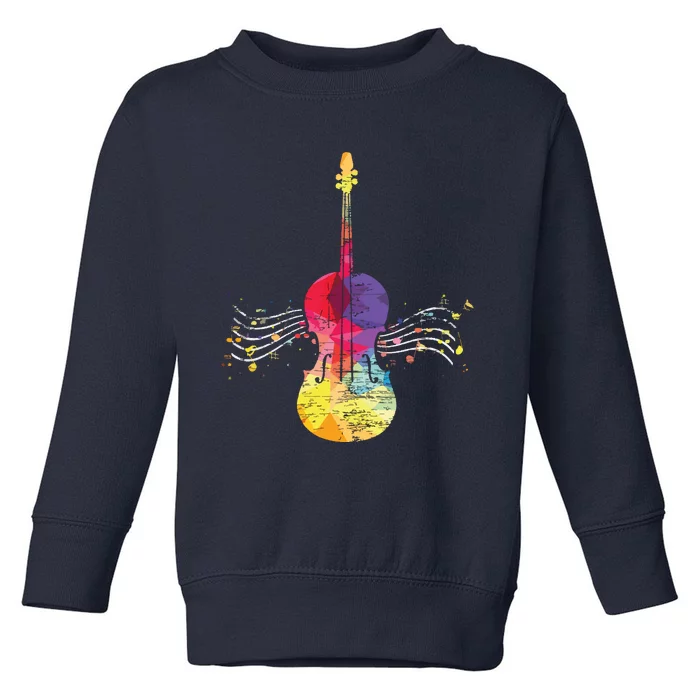 String Instrument Violinist Cello Violin Toddler Sweatshirt