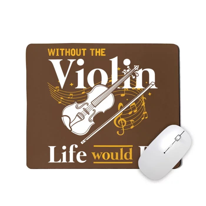 String Instrument Violinist Gift Cello Tee Violin Mousepad