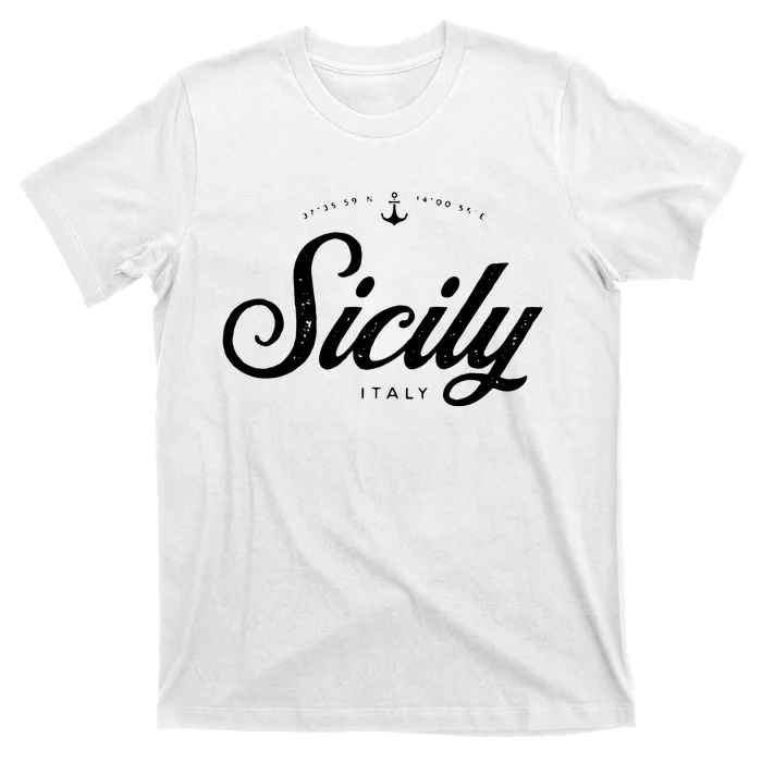 Sicily Italy Vintage Retro T-Shirt