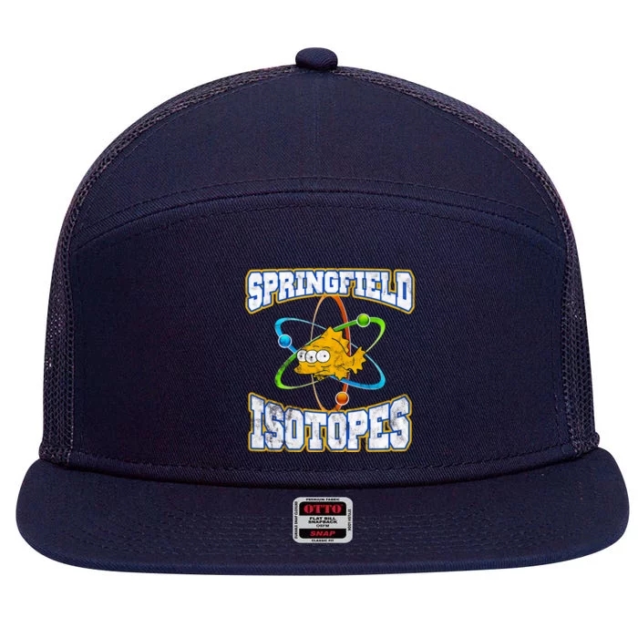 Springfield Isotopes Vintage 7 Panel Mesh Trucker Snapback Hat