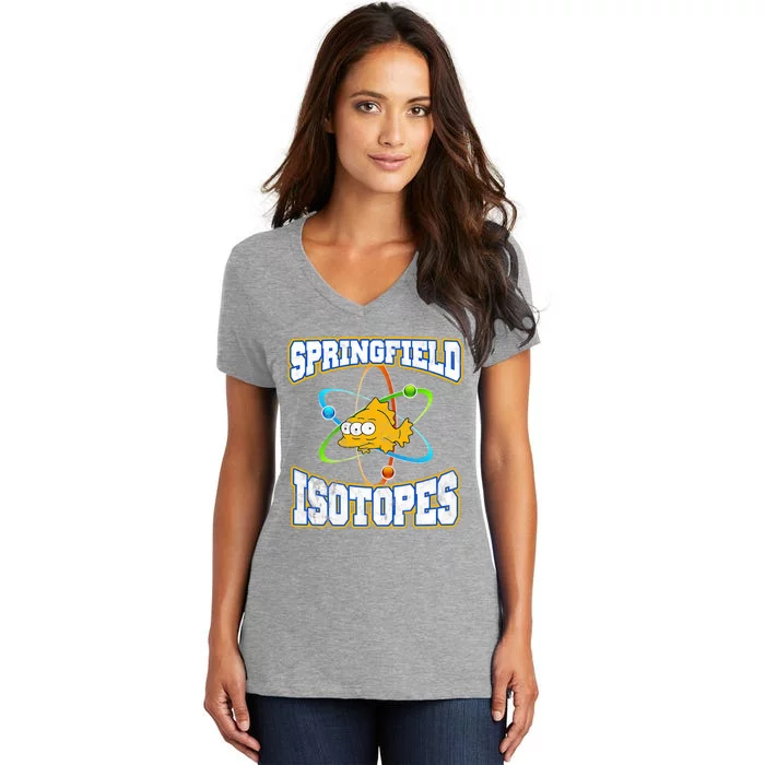 Springfield Isotopes Vintage Women's V-Neck T-Shirt