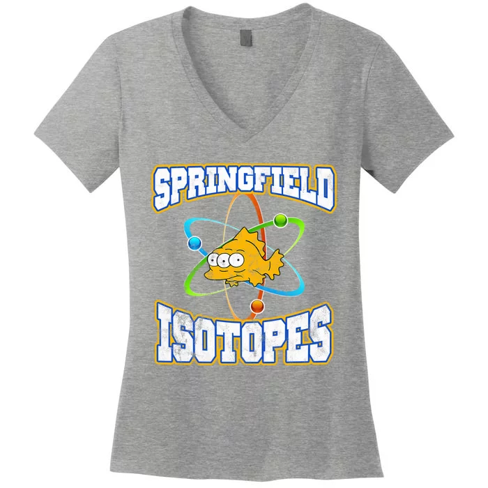 Springfield Isotopes Vintage Women's V-Neck T-Shirt