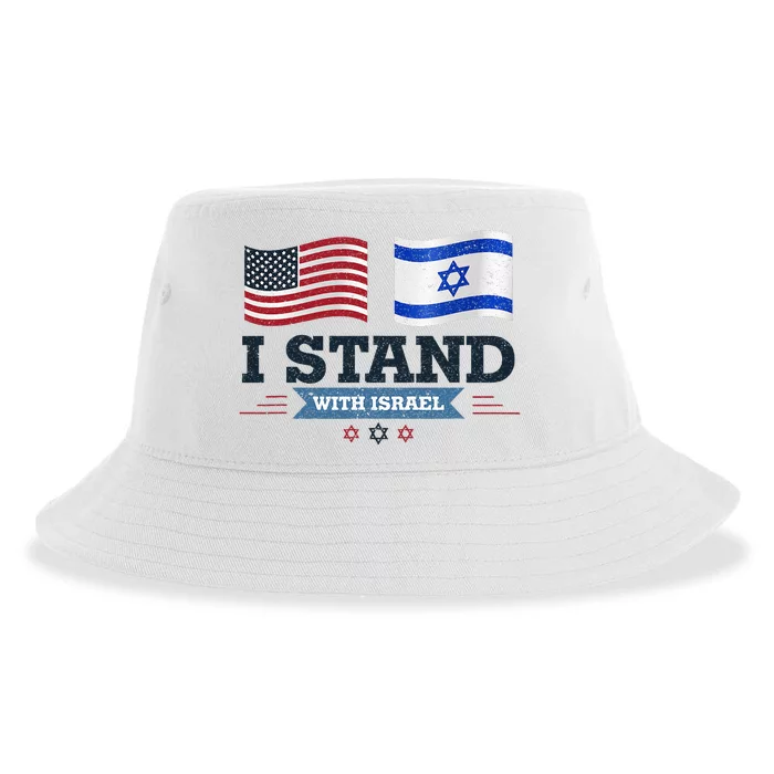 Support Israel with this patriotic design Sustainable Bucket Hat