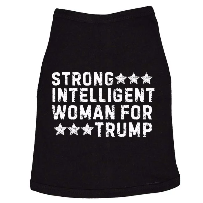 Strong Intelligent Woman For Trump Girl Maga Doggie Tank