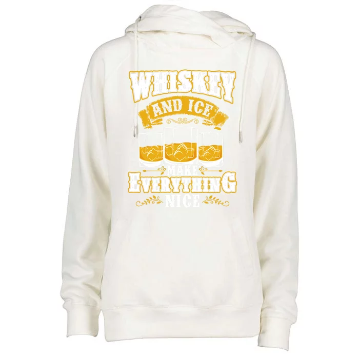 Scottish Irish Whiskey Er St Patricks Day Bartender Gift Womens Funnel Neck Pullover Hood