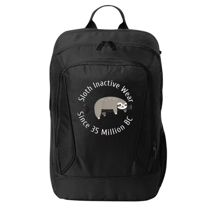 Sloth Inactive Wear Since 35 Million Bc Sleeping Sloth City Backpack