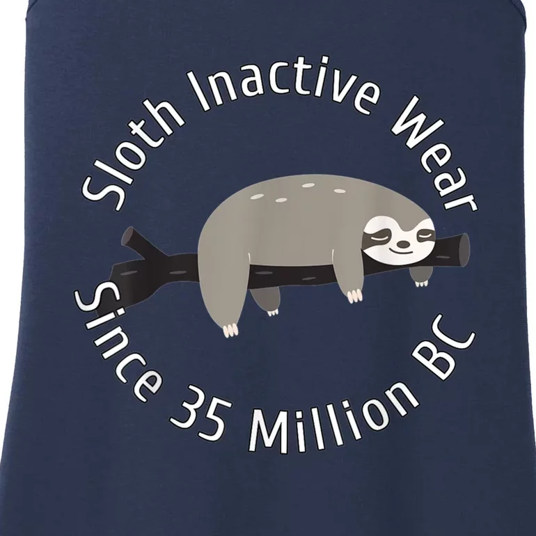 Sloth Inactive Wear Since 35 Million Bc Sleeping Sloth Ladies Essential Tank