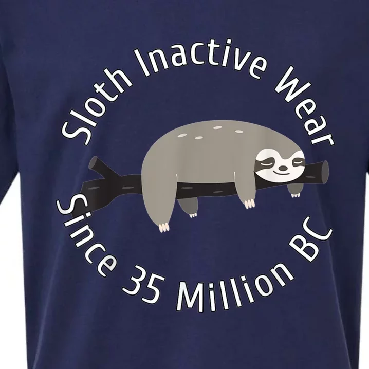 Sloth Inactive Wear Since 35 Million Bc Sleeping Sloth Sueded Cloud Jersey T-Shirt