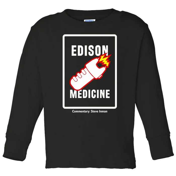 Steve Inman Wearing Edison Medicine Toddler Long Sleeve Shirt