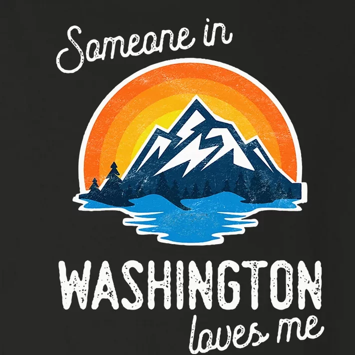 Someone In Washington Loves Me Toddler Long Sleeve Shirt