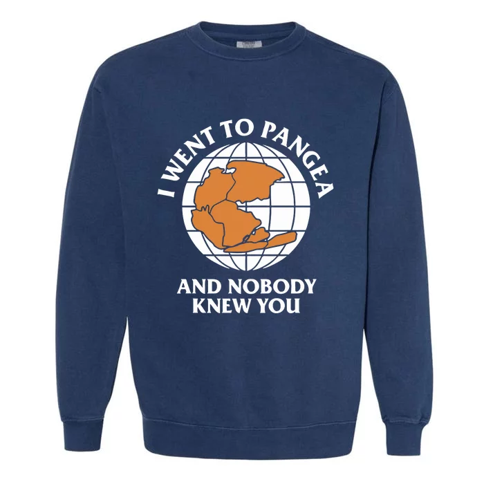 Shitheadsteve I Went To Pangea And Nobody Knew You Garment-Dyed Sweatshirt