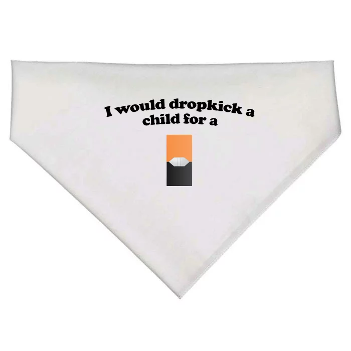 Shopillegal I Would Dropkick A Child For A Mango Juul Pod USA-Made Doggie Bandana