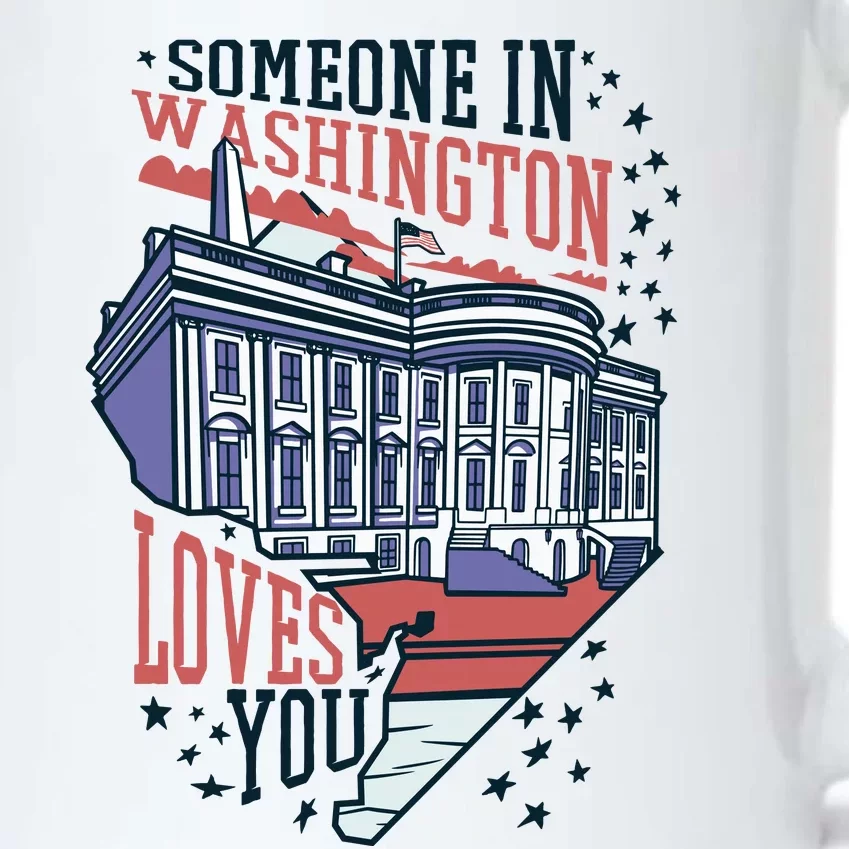 Someone In Washington Loves You Gift Black Color Changing Mug