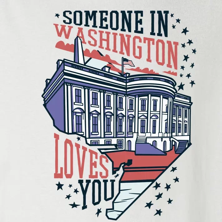 Someone In Washington Loves You Gift Toddler Long Sleeve Shirt