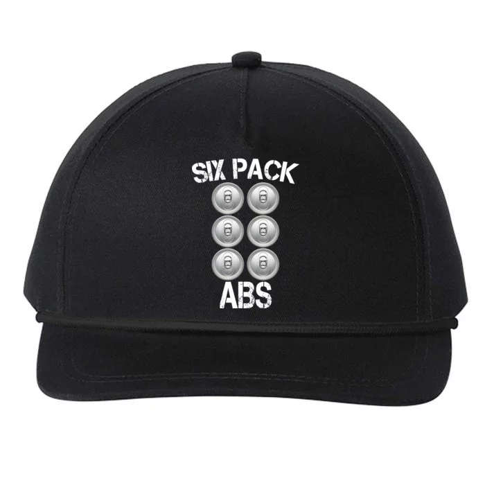 Six Abs Beer Snapback Five-Panel Rope Hat