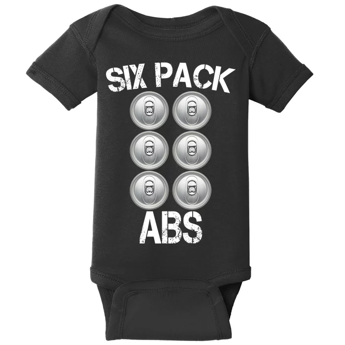 Six Abs Beer Baby Bodysuit