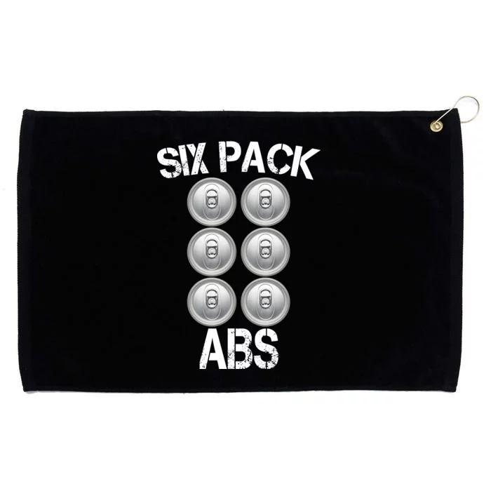 Six Abs Beer Grommeted Golf Towel