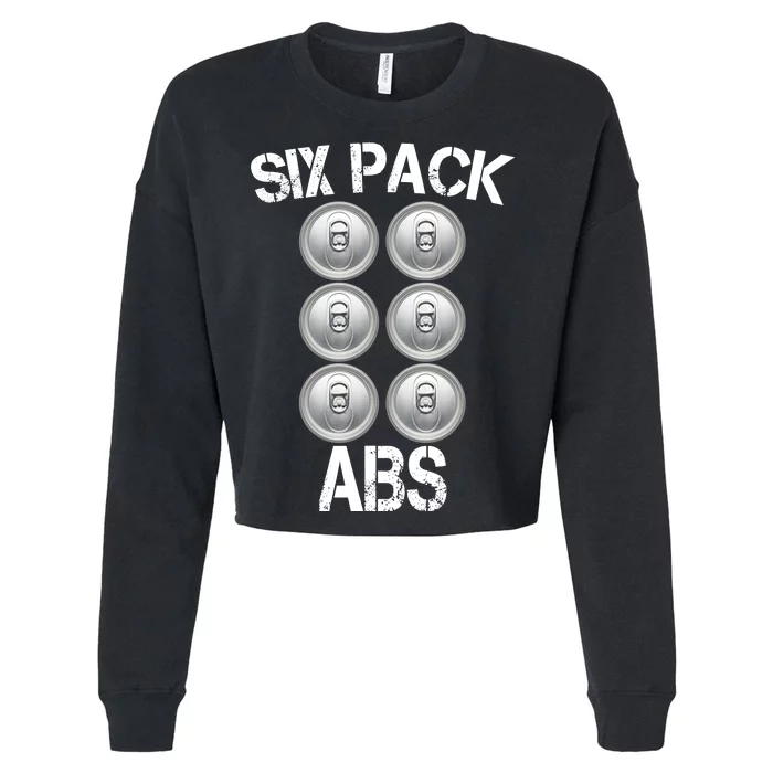 Six Abs Beer Cropped Pullover Crew