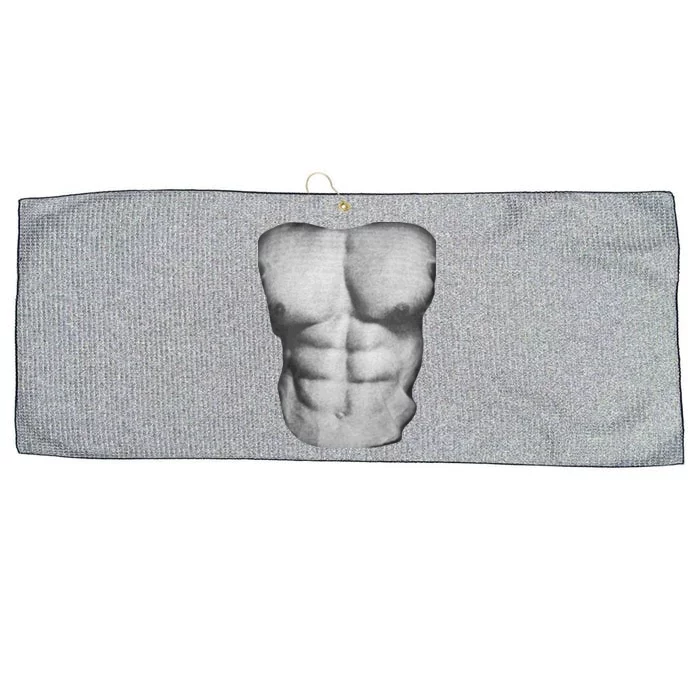 Six Pack Abs Large Microfiber Waffle Golf Towel