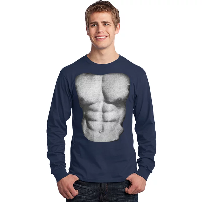 Six Pack Abs Long Sleeve Shirt