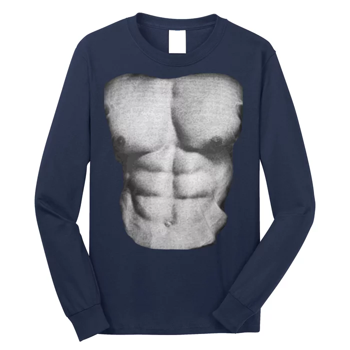 Six Pack Abs Long Sleeve Shirt