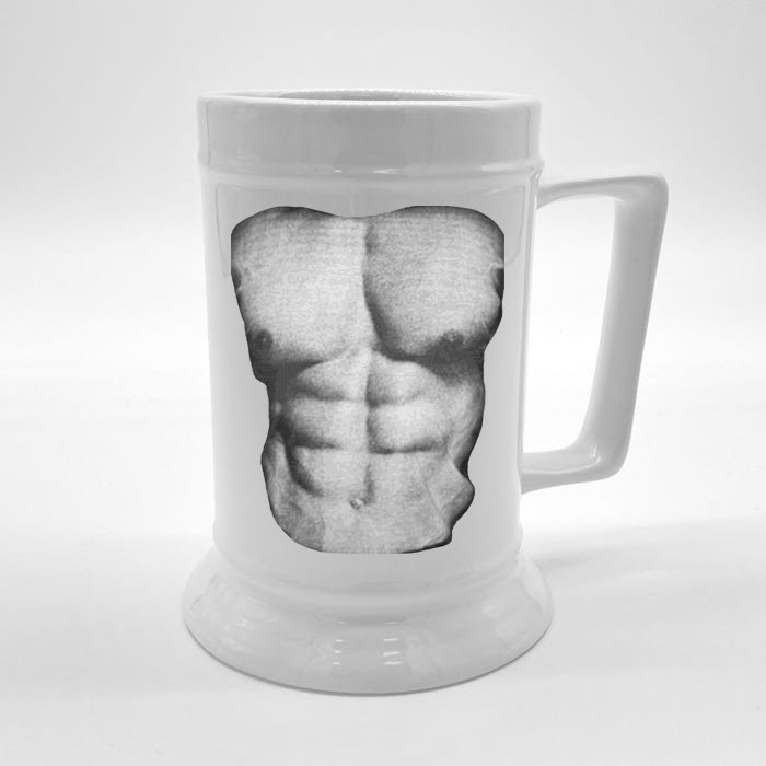 Six Pack Abs Front & Back Beer Stein